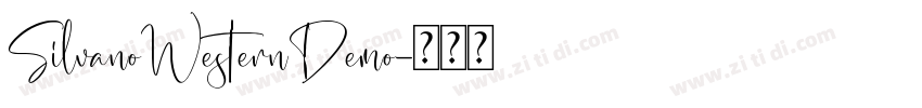 SilvanoWesternDemo字体转换