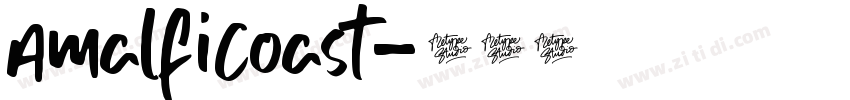 AmalfiCoast字体转换