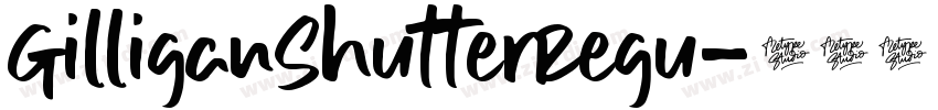GilliganShutterRegu字体转换