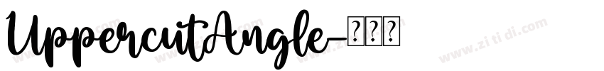 UppercutAngle字体转换