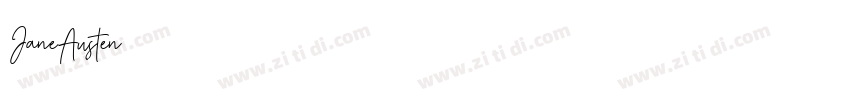 JaneAusten字体转换