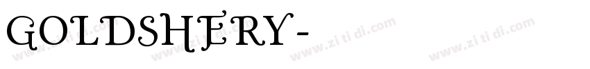 GoldShery字体转换