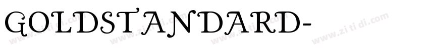 GoldStandard字体转换