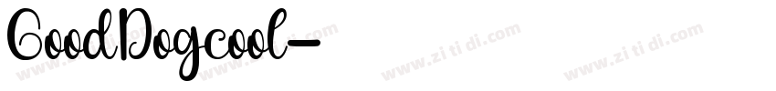 GoodDogcool字体转换