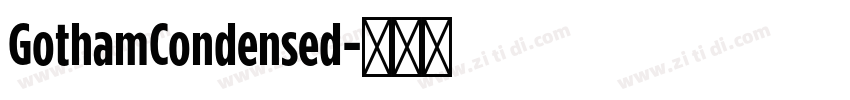 GothamCondensed字体转换