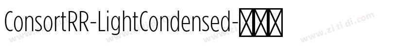 ConsortRR-LightCondensed字体转换