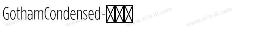 GothamCondensed字体转换