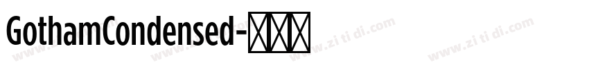 GothamCondensed字体转换