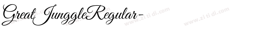 GreatJunggleRegular字体转换