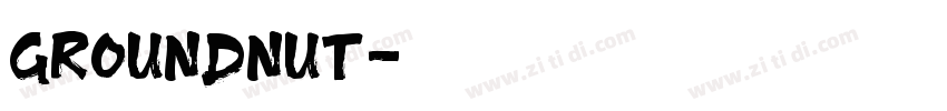 groundnut字体转换