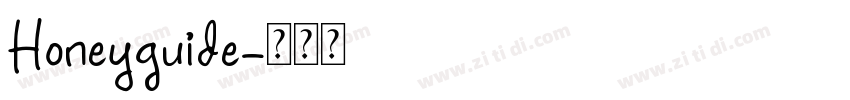 Honeyguide字体转换