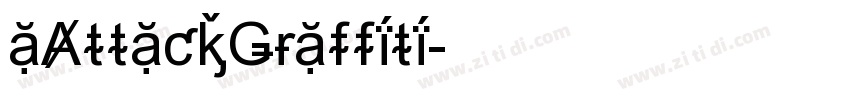 aAttackGraffiti字体转换