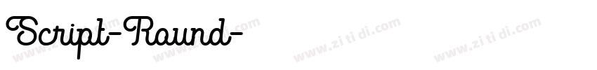 Script-Round字体转换