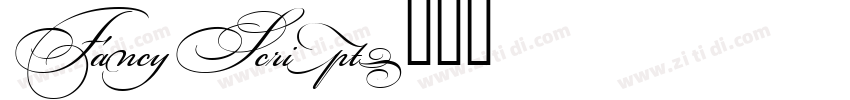 FancyScript字体转换