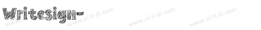 Writesign字体转换