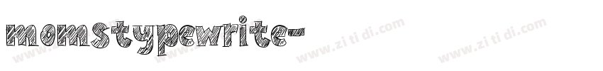 momstypewrite字体转换