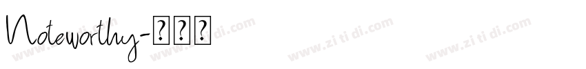 Noteworthy字体转换