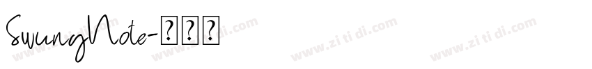 SwungNote字体转换