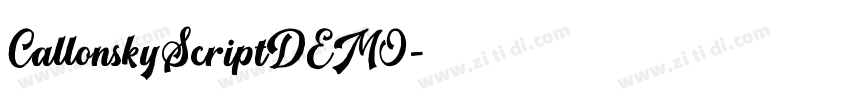 CallonskyScriptDEMO字体转换