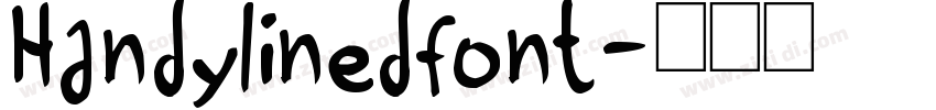 Handylinedfont字体转换
