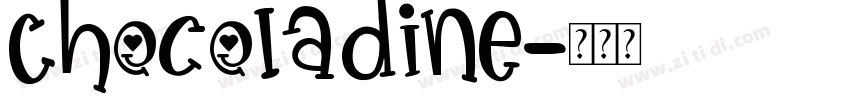 Chocoladine字体转换
