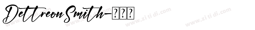 DettreonSmith字体转换