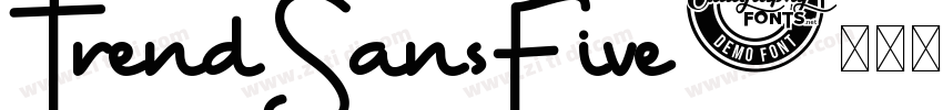TrendSansFive字体转换