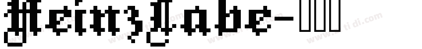 HeinzLabe字体转换