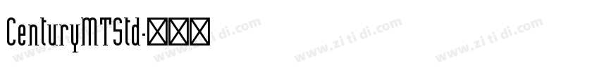 CenturyMTStd字体转换