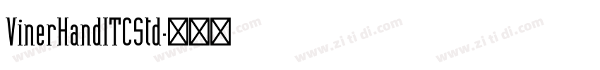 VinerHandITCStd字体转换