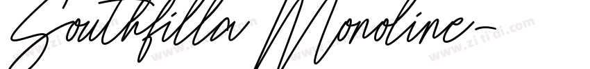 SouthfillaMonoline字体转换 SouthfillaMonoline字体转换