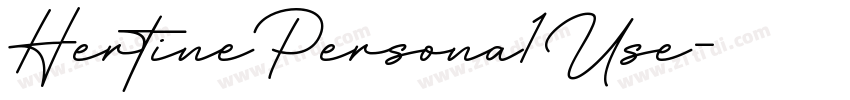 HertinePersona1Use字体转换