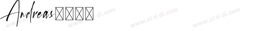 Andreas字体转换