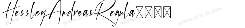 HessleyAndreasRegula字体转换
