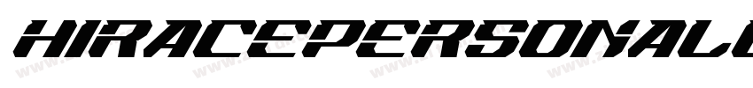 HiracePersonalUse字体转换