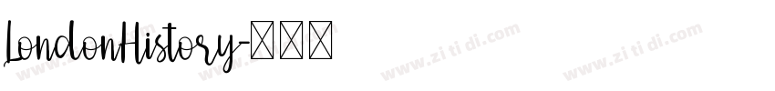 LondonHistory字体转换