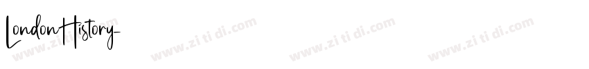 LondonHistory字体转换