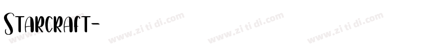 Starcraft字体转换