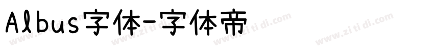 Albus字体字体转换