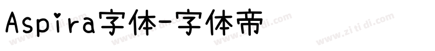 Aspira字体字体转换