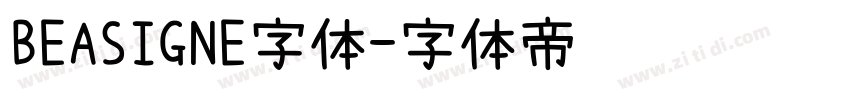 BEASIGNE字体字体转换
