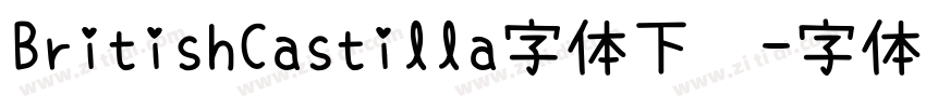 BritishCastilla字体下载字体转换