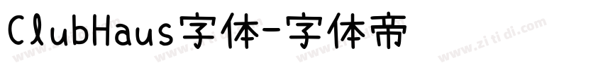 ClubHaus字体字体转换
