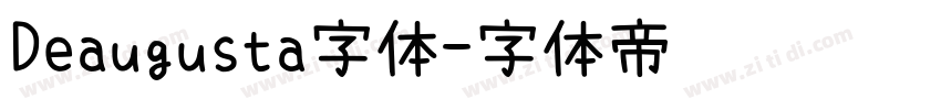 Deaugusta字体字体转换