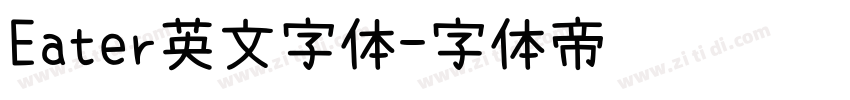 Eater英文字体字体转换