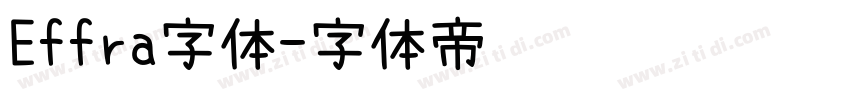 Effra字体字体转换