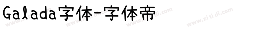 Galada字体字体转换