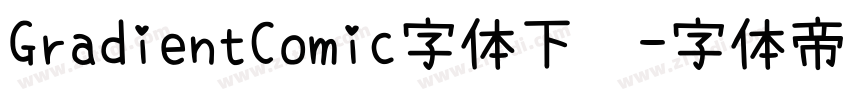 GradientComic字体下载字体转换