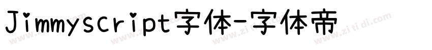 Jimmyscript字体字体转换