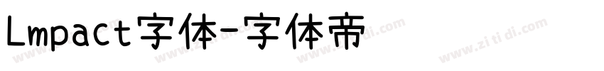 Lmpact字体字体转换